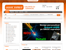 Tablet Screenshot of gravoexpress.ro